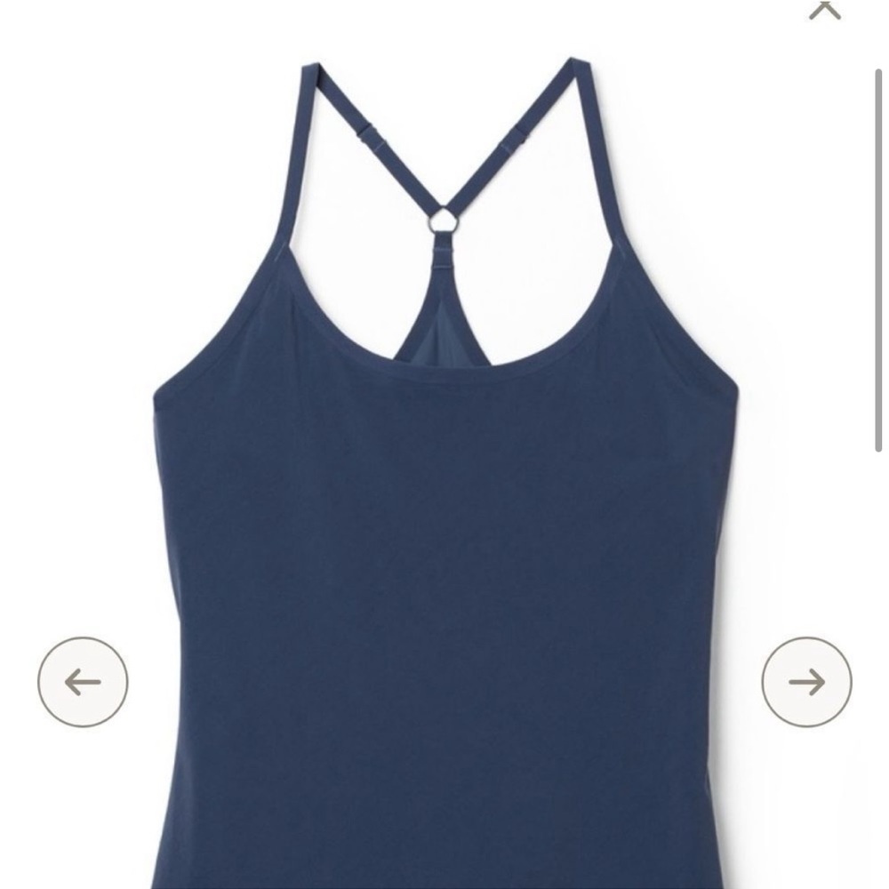 NWOT Outdoor Voices The Exercise Dress with Built In Shorts in Blue Size Large - Picture 3 of 9